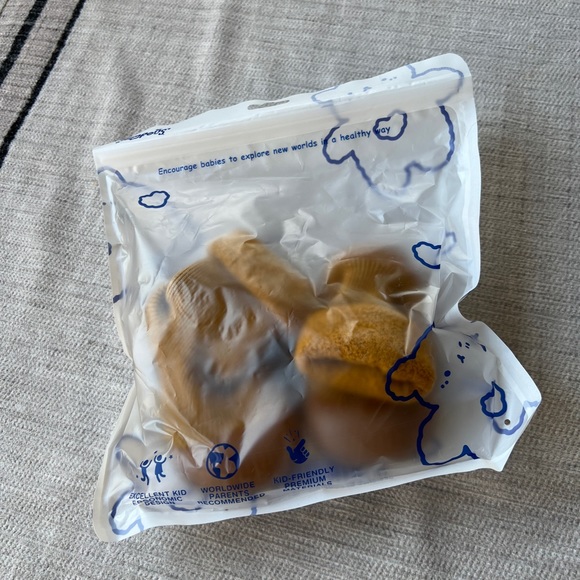 Pompons baby shoes barefoot style soft too wide toe box 3 pairs - Picture 6 of 8